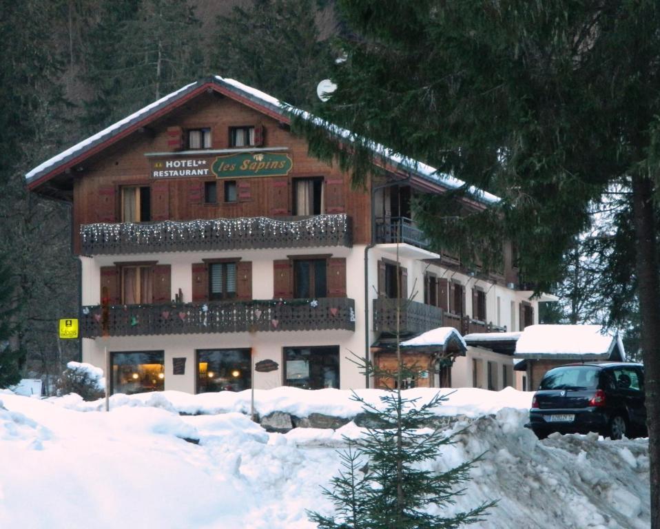 Logis Hotel Les Sapins Montriond Exterior foto
